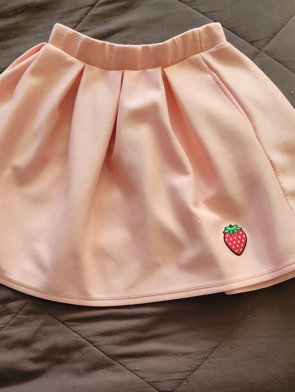 Woman Pink Strawberry Patch Skirt